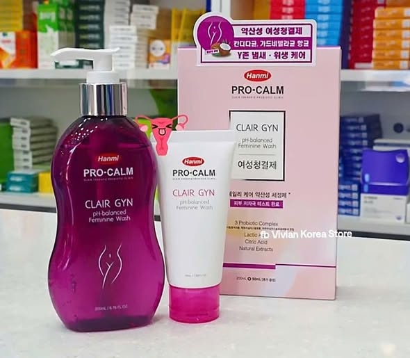 Dung dịch vệ sinh phụ nữ PRO-CALM CLAIR GYN (Hanmi – Hàn Quốc)