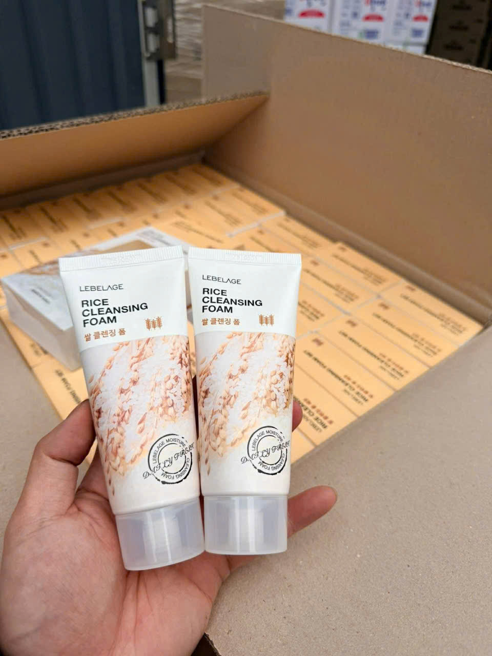 SỮA RỬA MẶT GẠO HÀN QUỐC LEBELAGE RICE CLEANSING FOAM – LÀM SẠCH SÂU, DƯỠNG DA MỀM MỊN