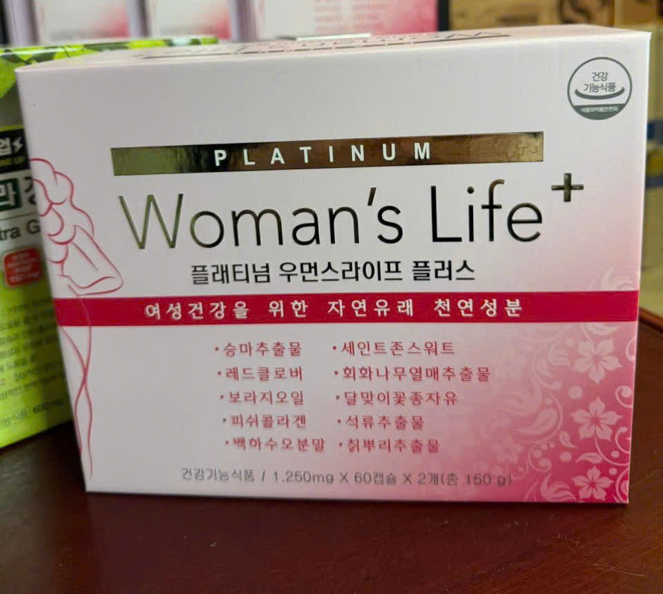 PLATINUM WOMAN'S LIFE+ – CHĂM SÓC SỨC KHỎE PHỤ NỮ TỪ BÊN TRONG