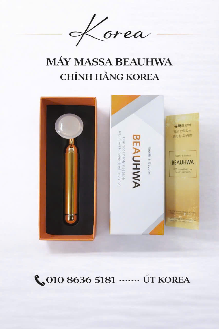 MÁY MASSAGE BEAUHWA CHÍNH HÃNG HÀN QUỐC – CHĂM SÓC DA NGAY TẠI NHÀ